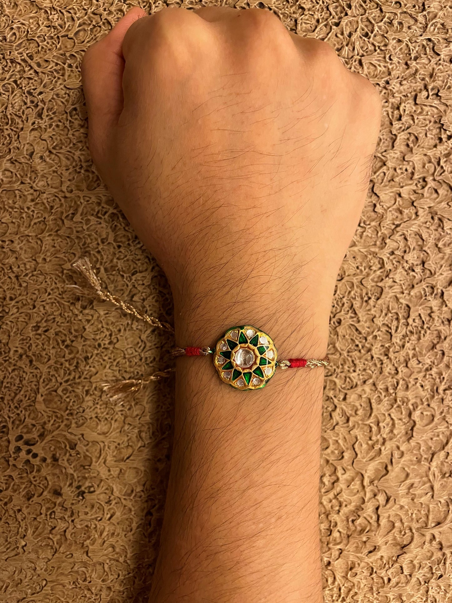 Emerald Daksha Rakhi