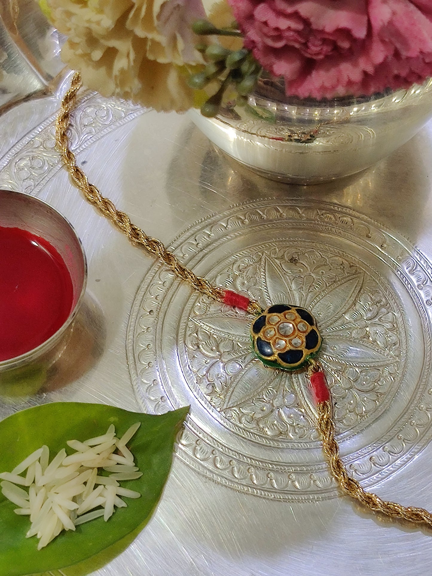 Navy Phool Rakhi