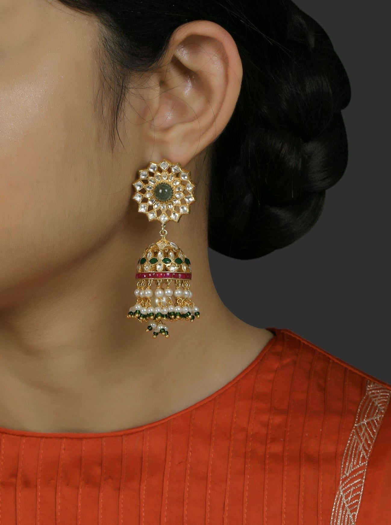 Vasundhara Jhumkis