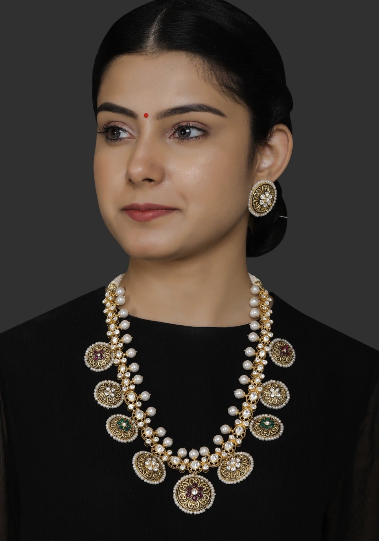 Necklace set Kaari Polki
