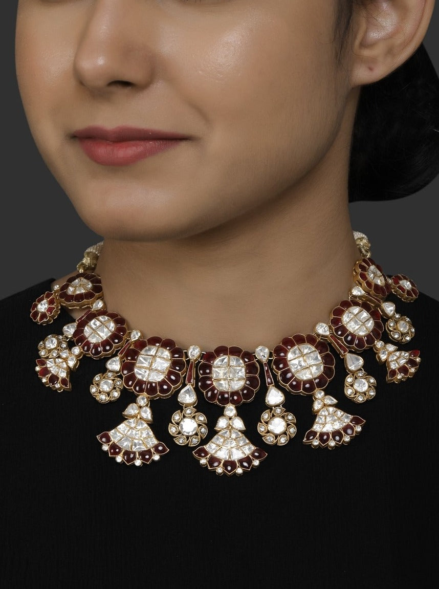 Ruby Polki Necklace