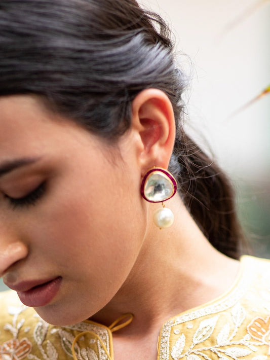 Trikon Ruby Ear Stud