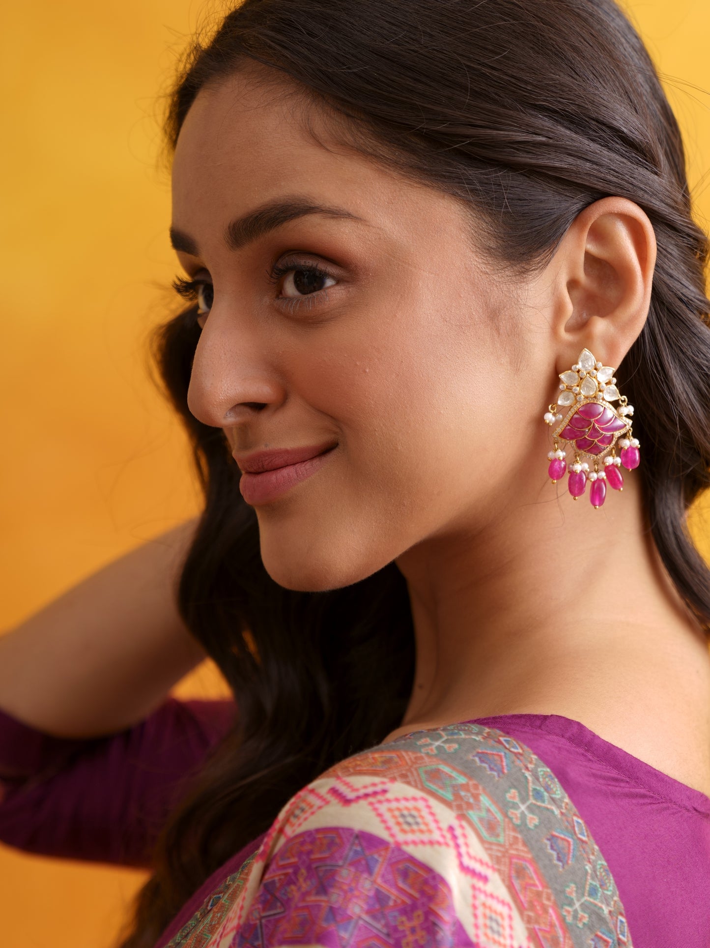Nritya Ruby Earrings