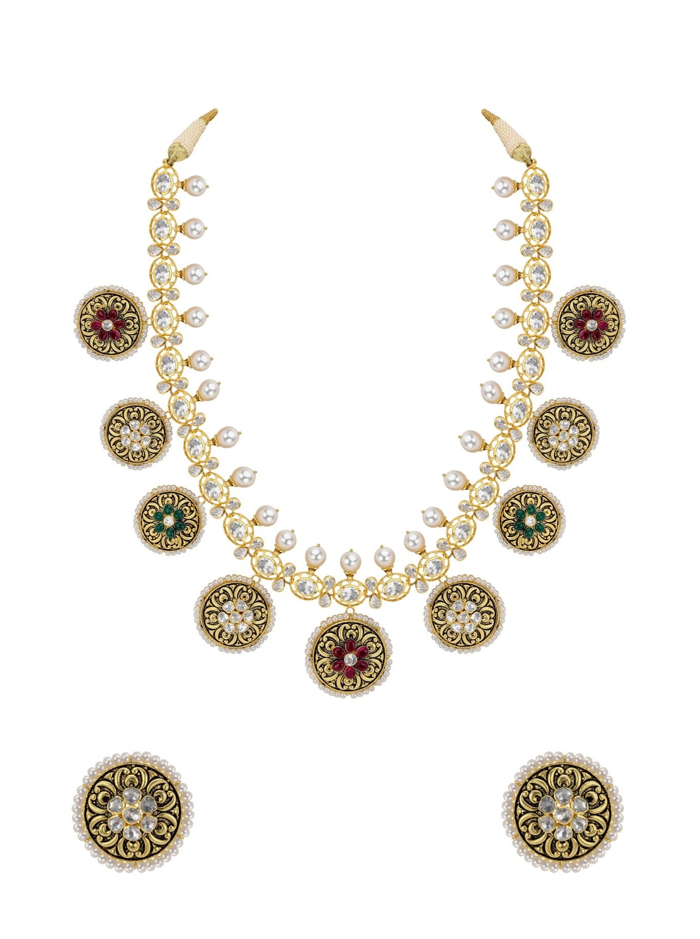 Necklace set Kaari Polki