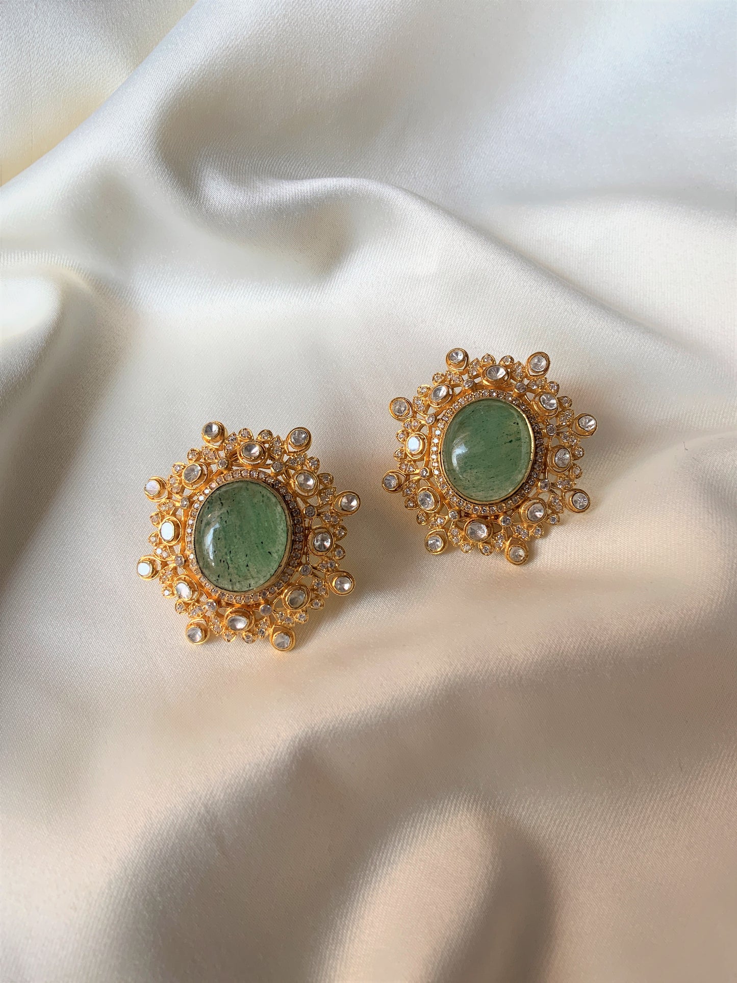 Jade Ear Studs