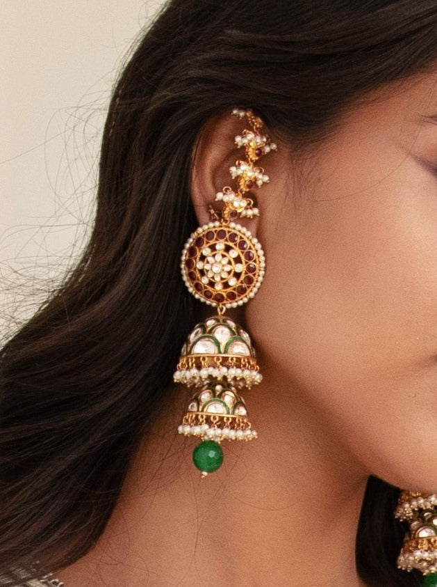 Kaari jhumkis