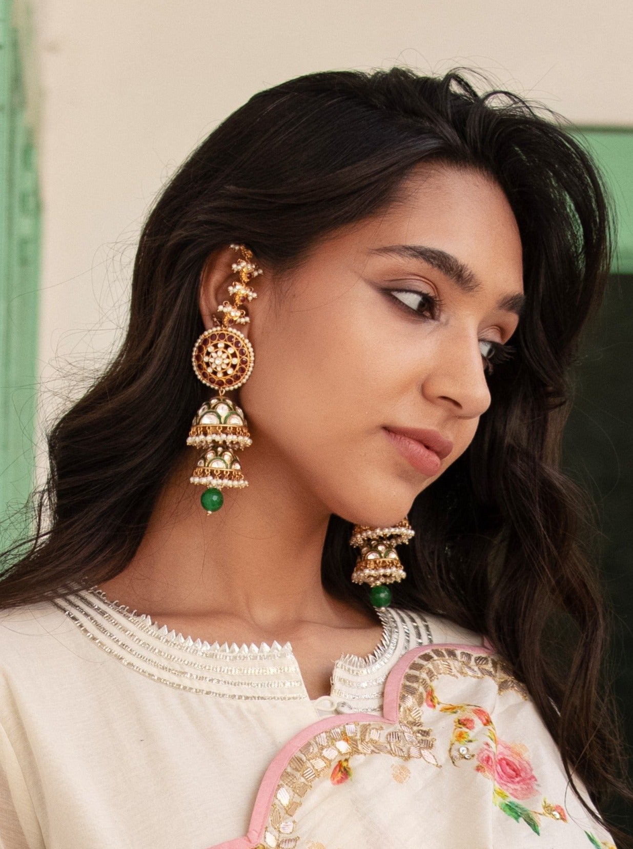Kaari jhumkis