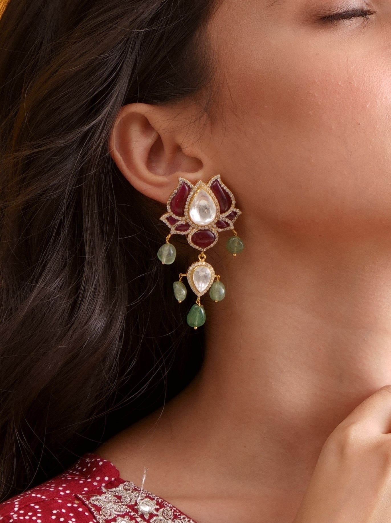 RubyKamalEarrings