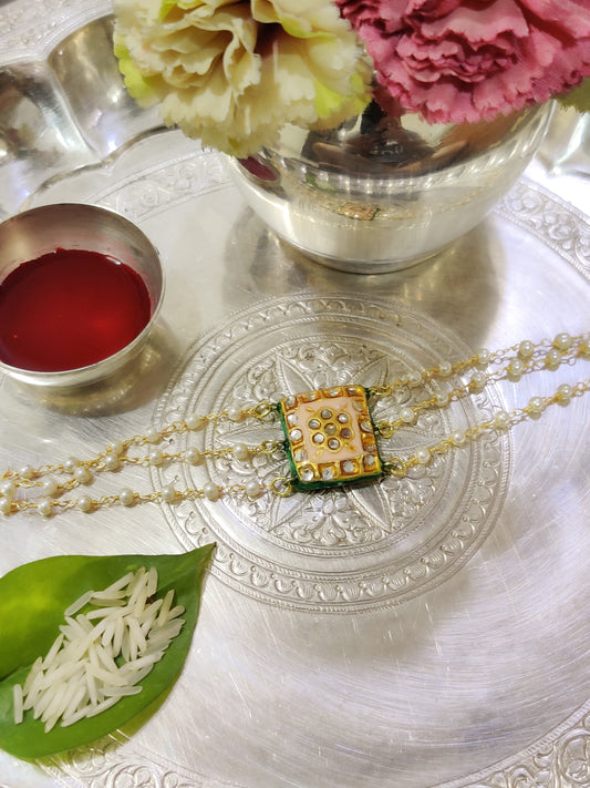 Blush Pink Meena Floral Bracelet Lumbi