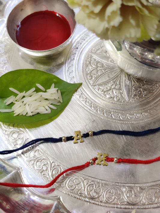 Personalized Letter Rakhi II- English