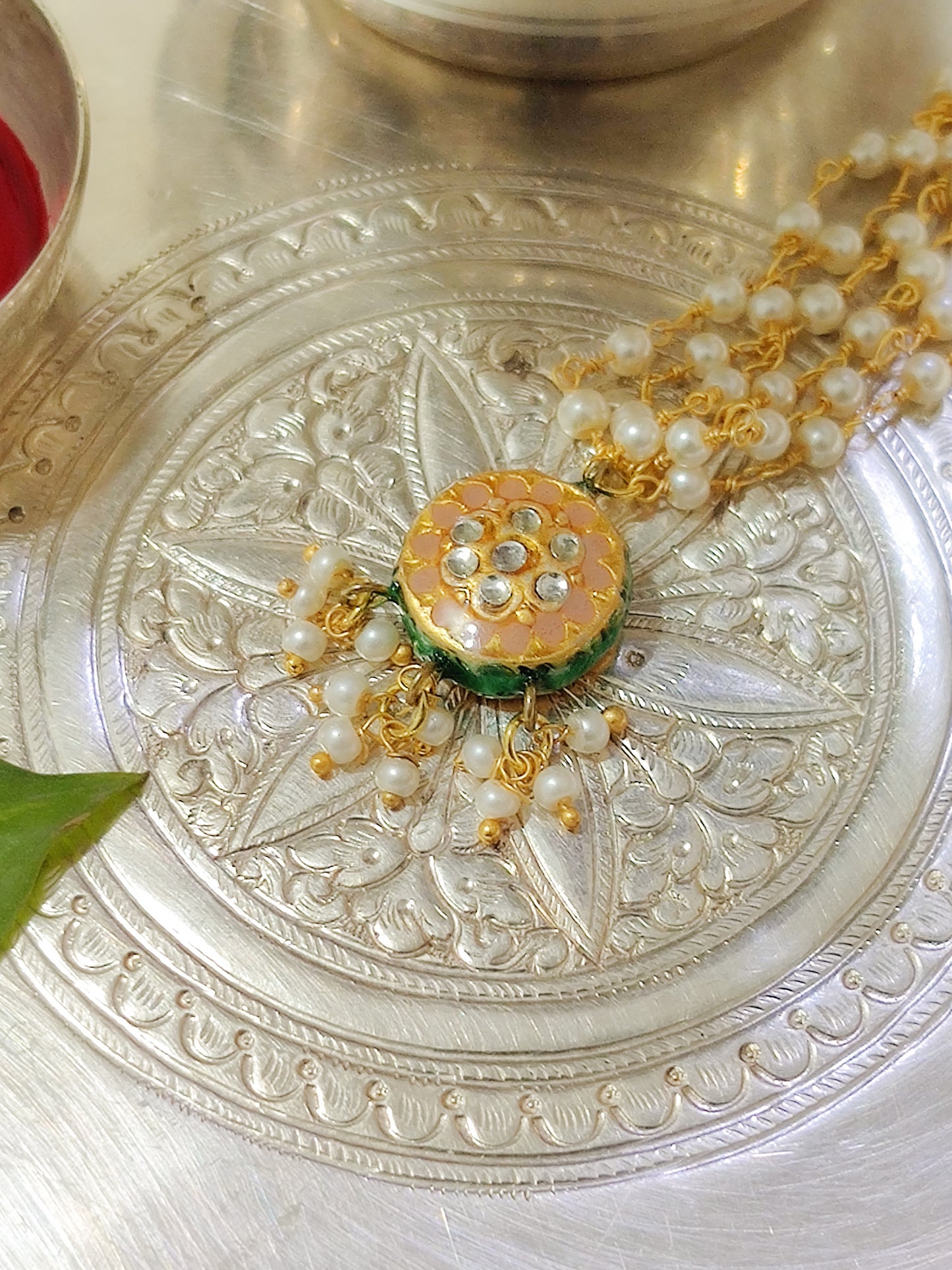 Peach Chakra Bracelet Lumbi