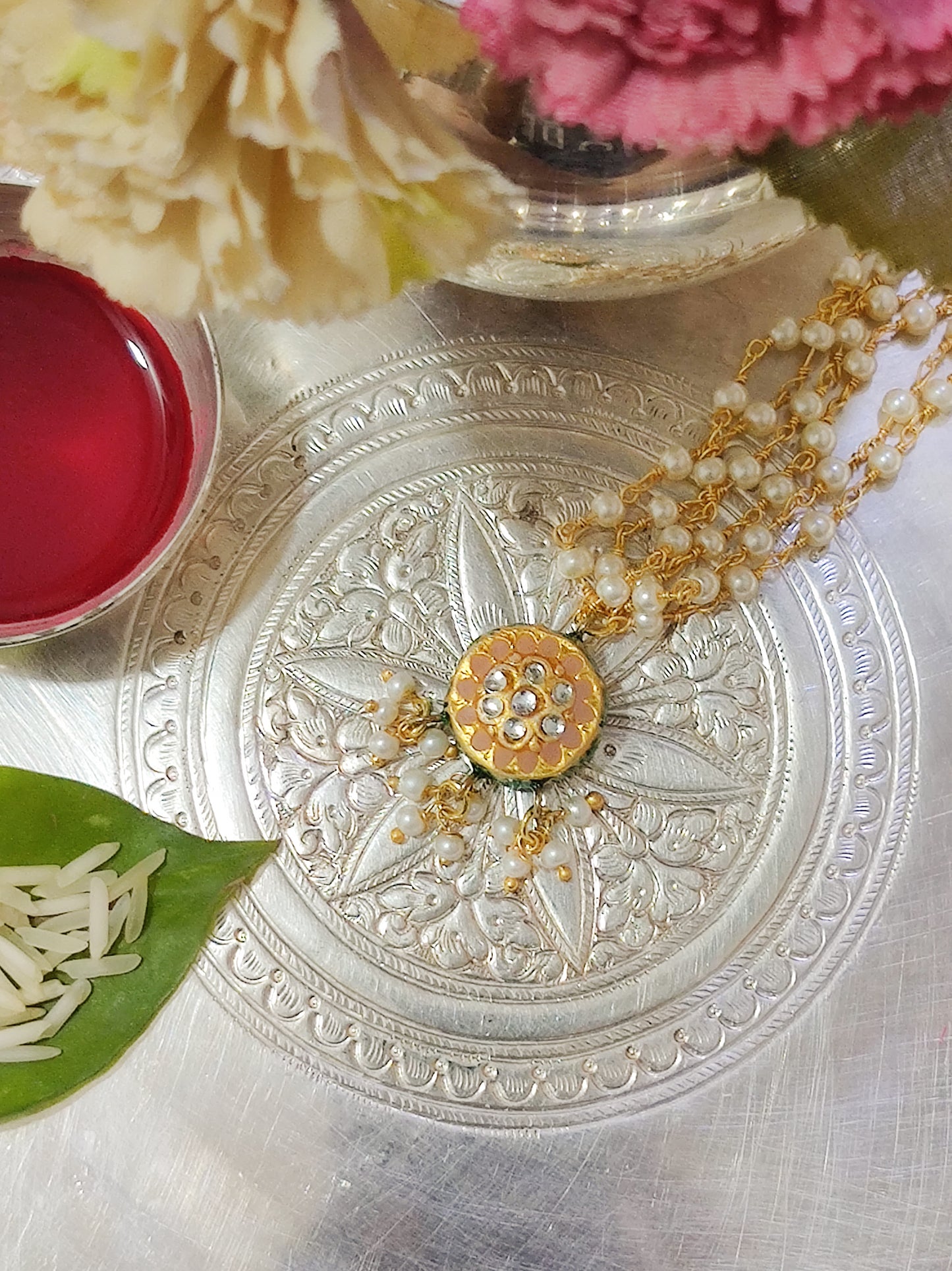 Peach Chakra Bracelet Lumbi