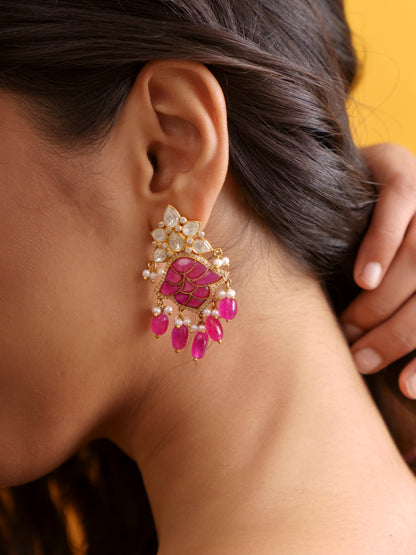Nritya Ruby Earrings