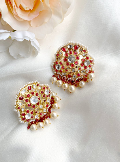 Ruby Meera Earrings