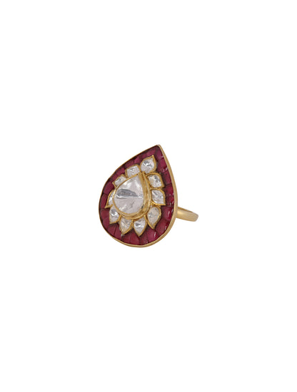 Polki Ruby Isra ring